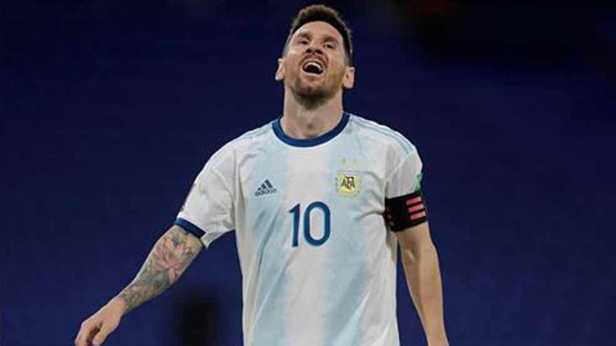 Messi, en una imagen del último Argentina-Paraguay (1-1), valedero para las Eliminatorias del Mundial de Catar 2022