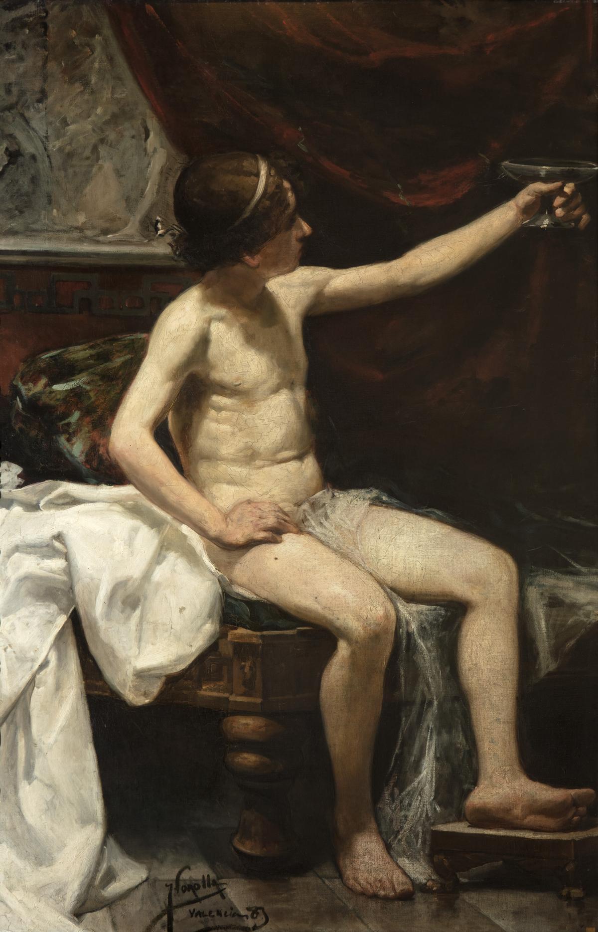 El oferente. Desnudo masculino, 1883. Museo Sorolla.