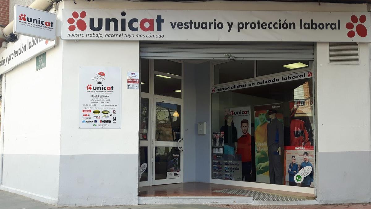 La tienda física de Unicat se encuentra ubicada en el municipio de Albal.