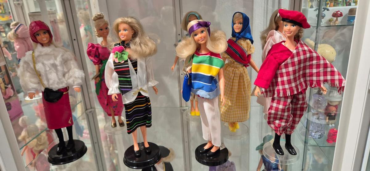 Algunas de las muñecas Darling expuestas en el FYD Museum de Murcia.