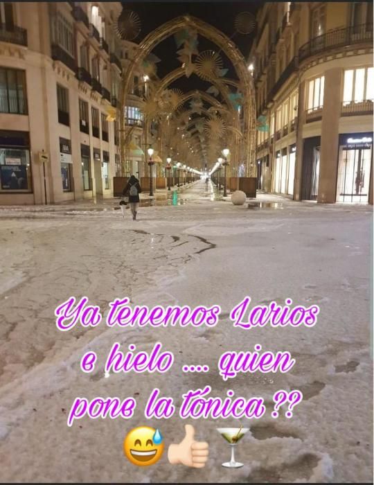 Los memes de la granizada caída en Málaga
