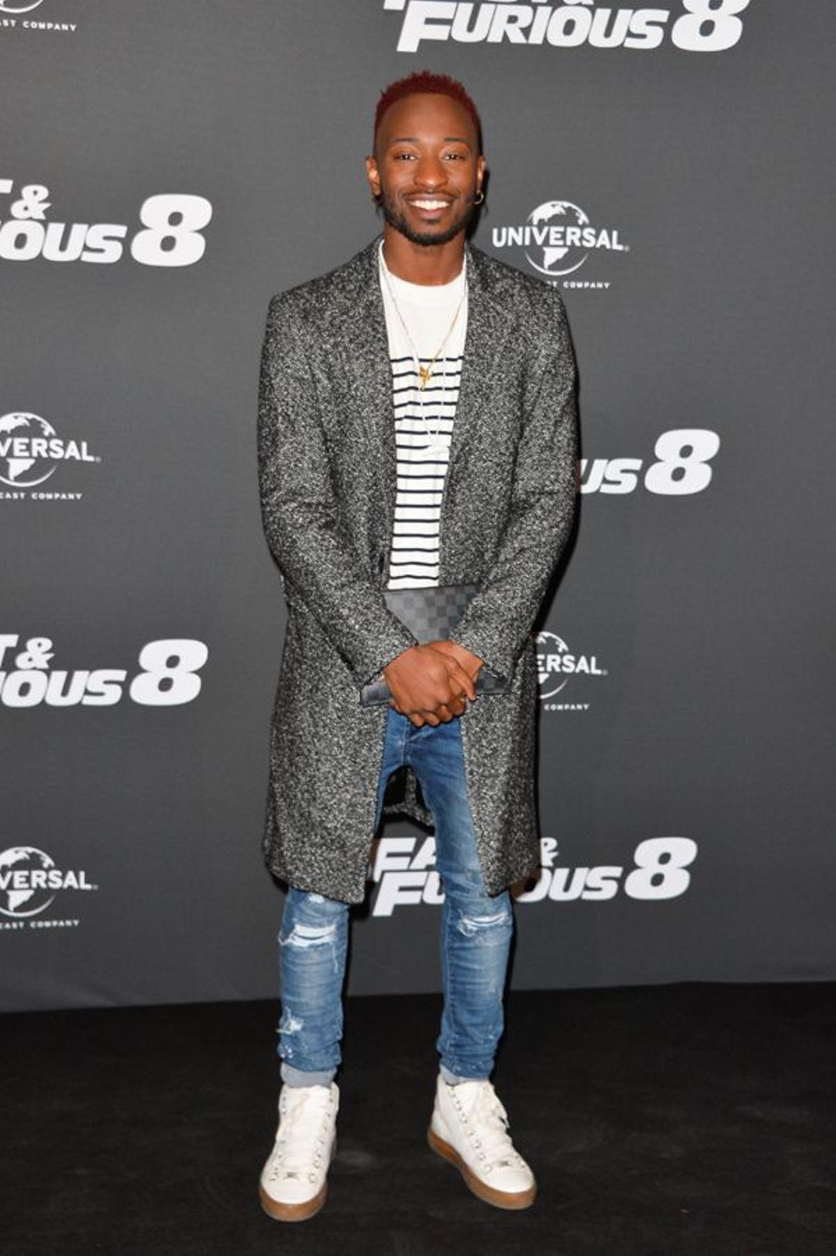 Singer Jaymax en la premiere de 'Fast &amp; Furious 8'