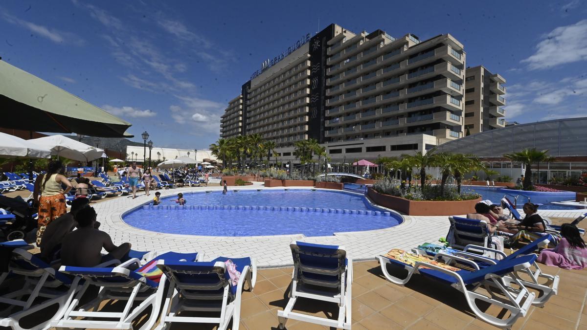 Aspecto de uno de los hoteles del complejo Marina d’Or de Orpesa.