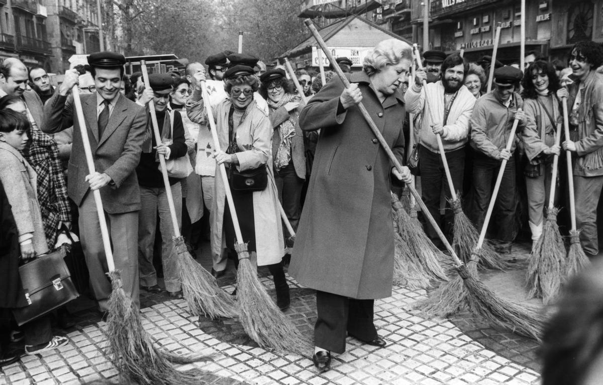 Quan les crisis de neteja a Barcelona les solucionava Mary Santpere