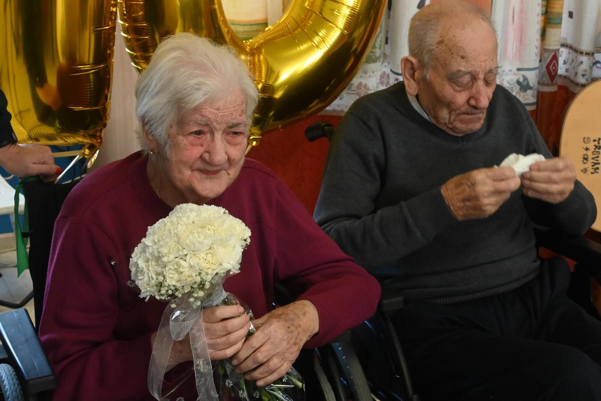 Un matrimonio de titanio: Amador y Matilde celebran los 70 años de su boda y un amor de récord Guinness