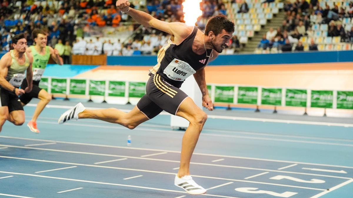 Quique Llopis, en el GP Internacional de València