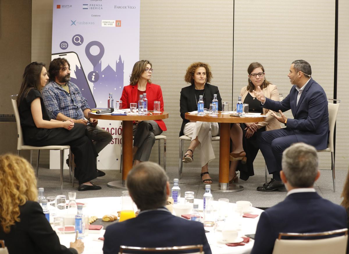 Un momento de la edición anterior del Foro de Turismo de FARO, Prensa Ibérica y SEGITTUR , que este año tendrá lugar en el Hotel Ciudad de Vigo.