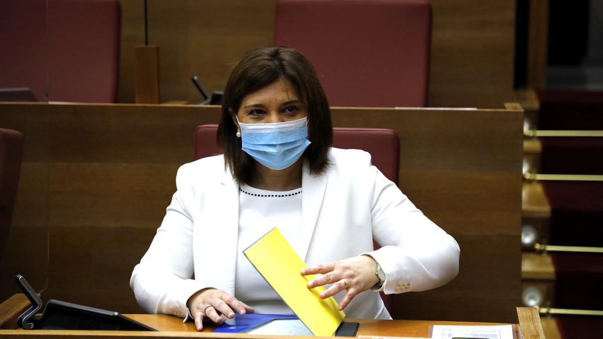 Bonig, en la sesión de control en las Corts.