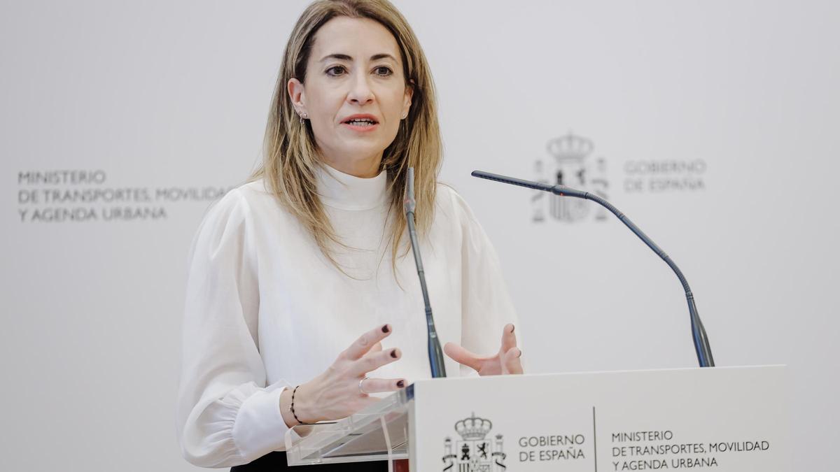 La ministra de Transportes, Movilidad y Agenda Urbana, Raquel Sánchez.