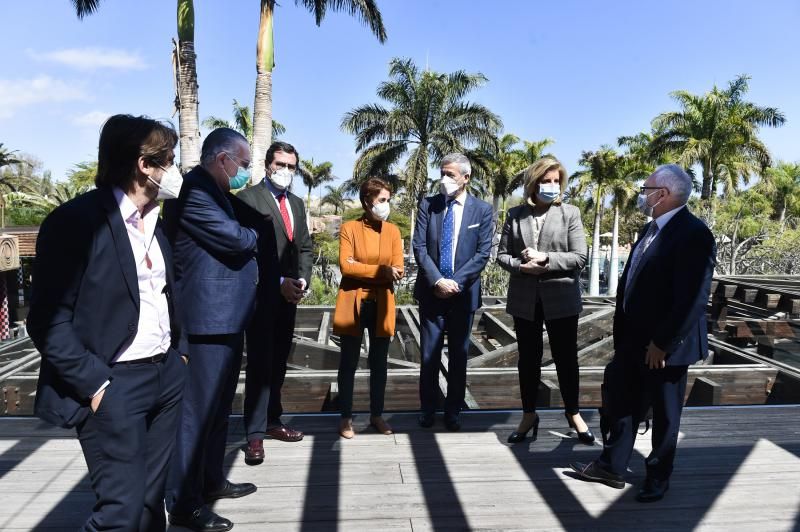 Reunión de la patronal y presidente de Gobierno canario