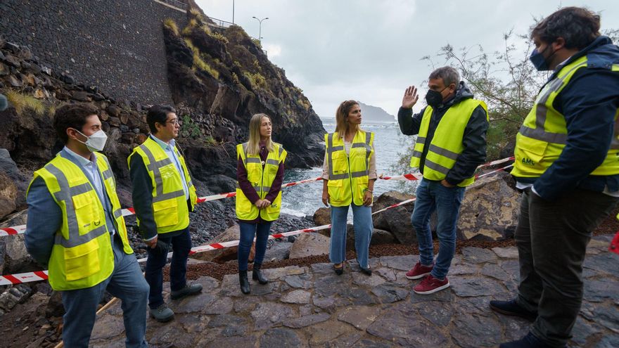 The new accesses to Caleta del Andén in Garachico will be completed in June