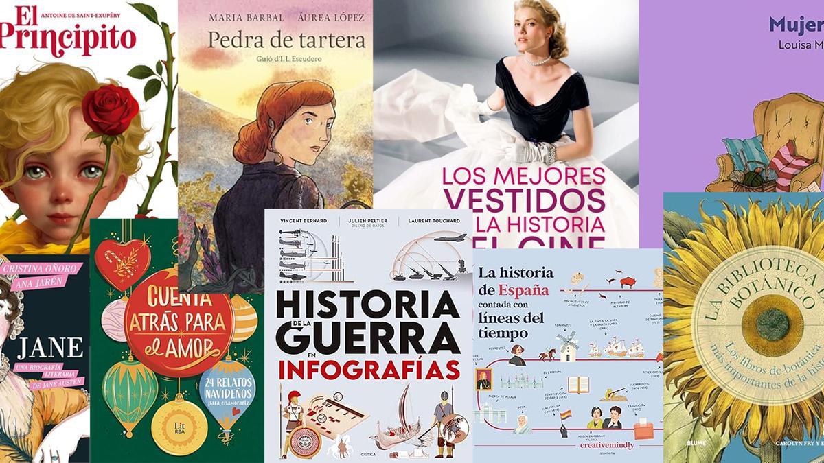 Portadas de algunos de los libros ilustrados y de gran formato recomendados.