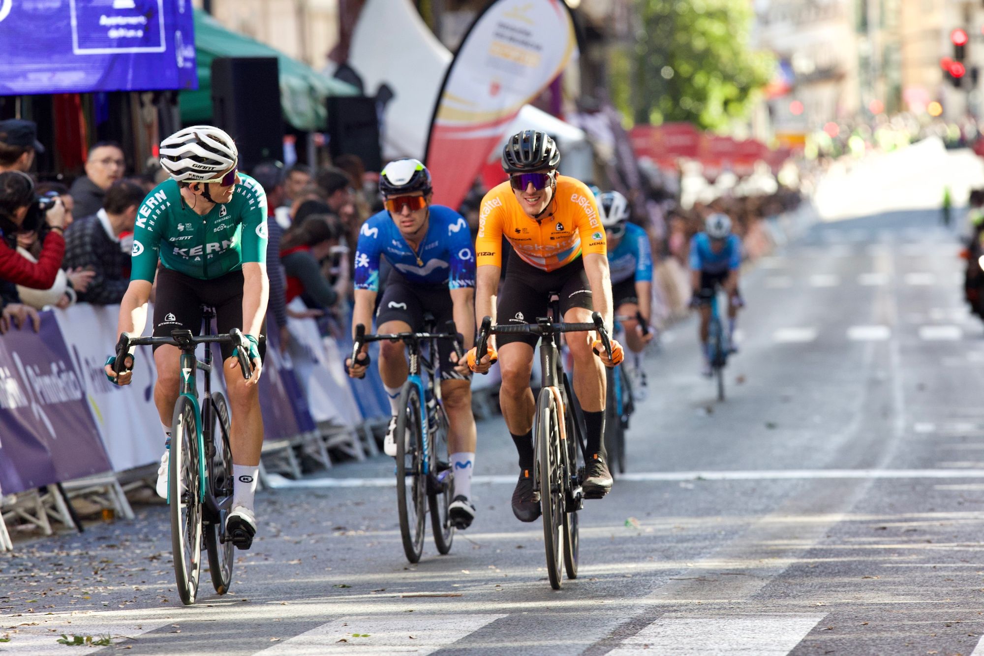 Llegada a Murcia de la Vuelta Ciclista a la Región