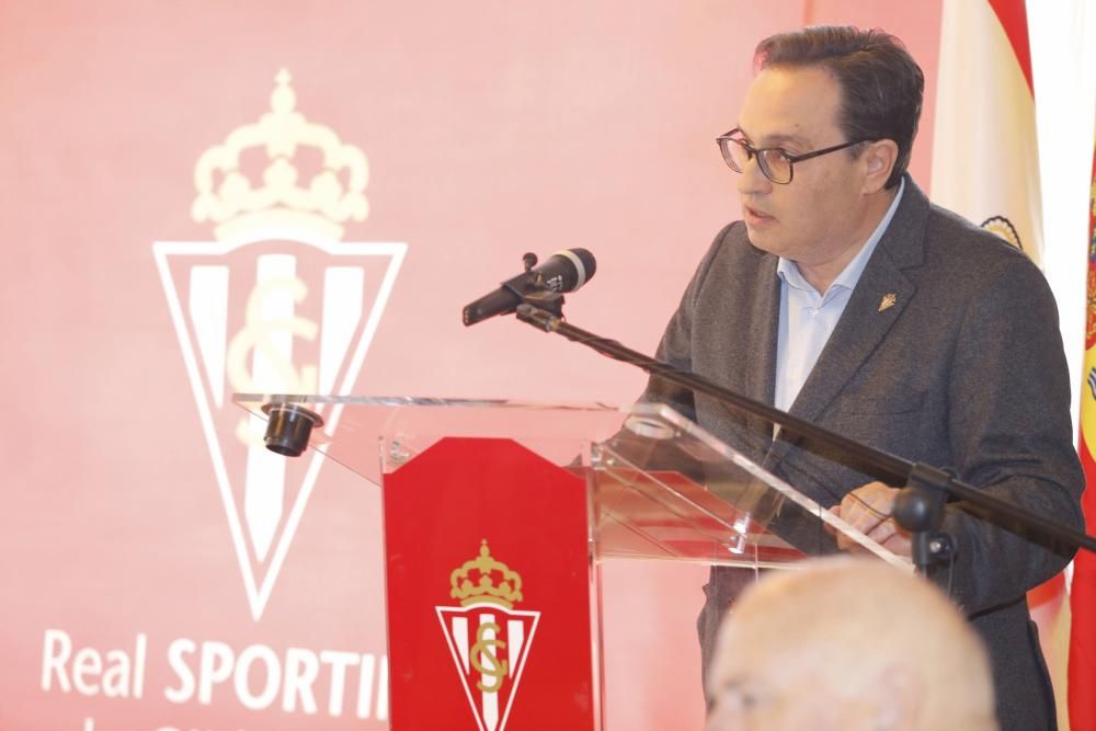 Distinción de nuevos socios de honor del Sporting.