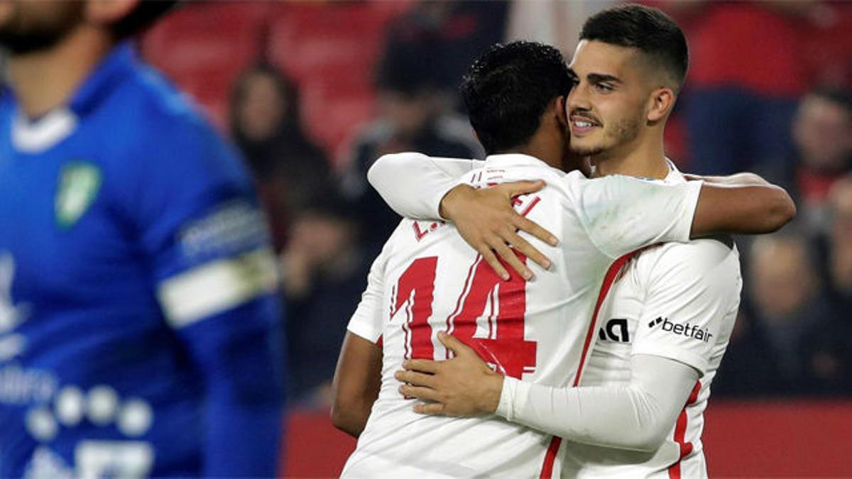 André Silva salvó al Sevilla de la sorpresa ante el Villanovense
