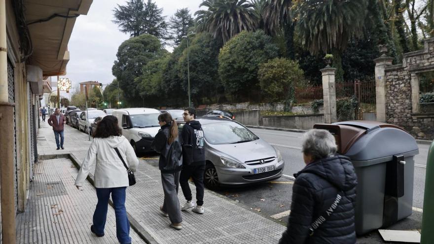 La calle Río San Martín, a la altura del chalé de don Fulgencio. | MARCOS LEÓN
