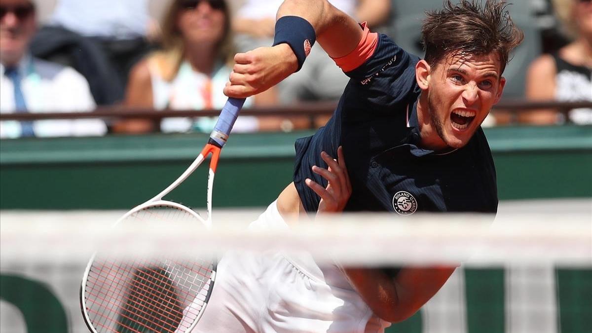 Dominic Thiem, en las semifinales de París