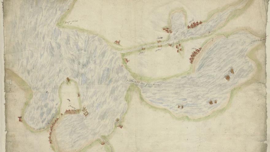 Los tres mapas con el pasado de las rías de A Coruña, Ares-Betanzos y Ferrol: un tesoro al descubierto