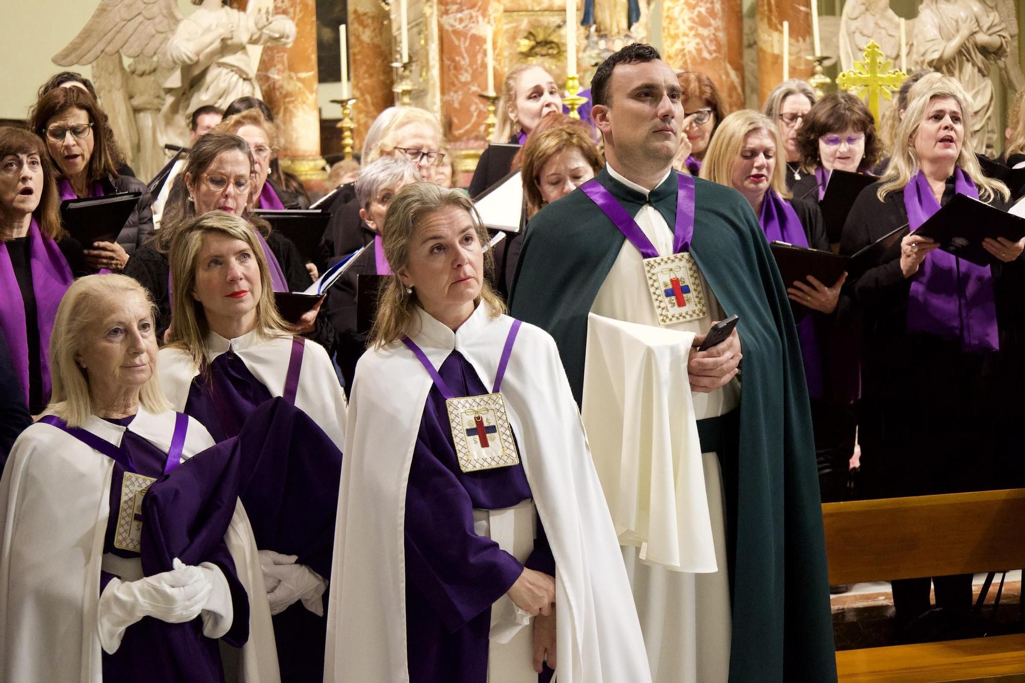 Así 'procesionó' la Hermandad del Rescate dentro de San Juan Evangelista de Murcia