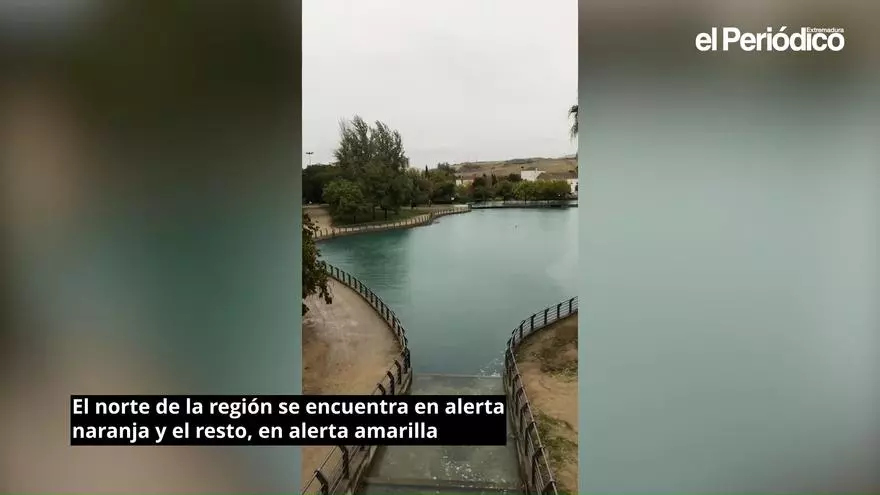 La borrasca Claudia ya está en Extremadura