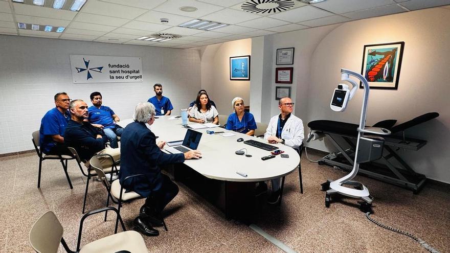 Especialistes en malalts crítics de l'hospital de Lleida podran valorar els de la Seu d'Urgell per una connexió de vídeo