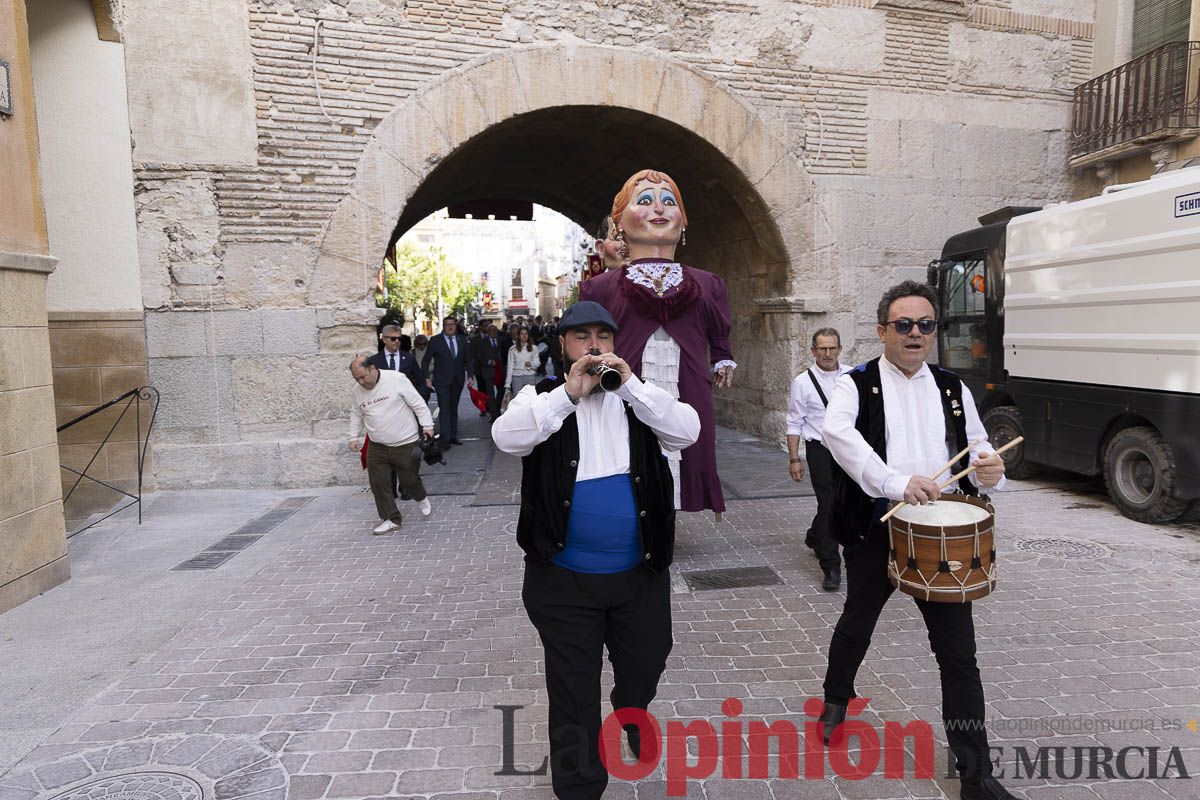 Corporación, Cofradía y Bandos realizan la 'Pedimenta' en Caravaca