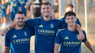Francho y Juan Sebastián siguen al margen en el stage del Real Zaragoza