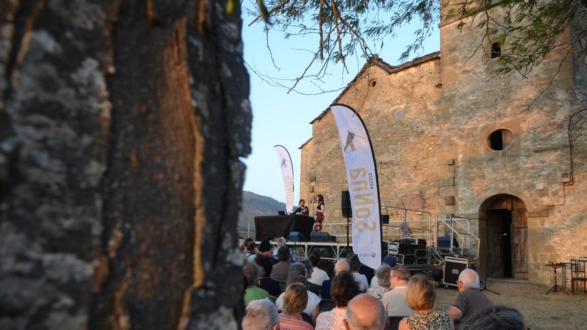 Idoipe y Maria Rodés protagonizaron este sábado un nuevo concierto del SoNna Huesca.