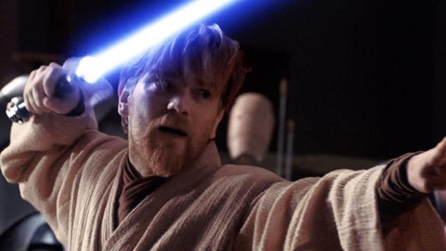 Ewan McGregor como Obi Wan, su mÃ­tico personaje en &#039;Star Wars&#039;.