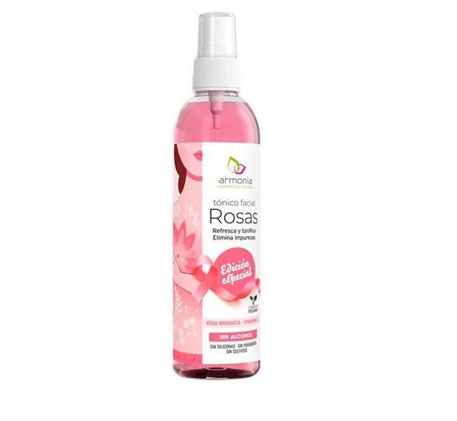 Tónico facial de rosas de Armonía Bio. (Precio: 5,95 euros)
