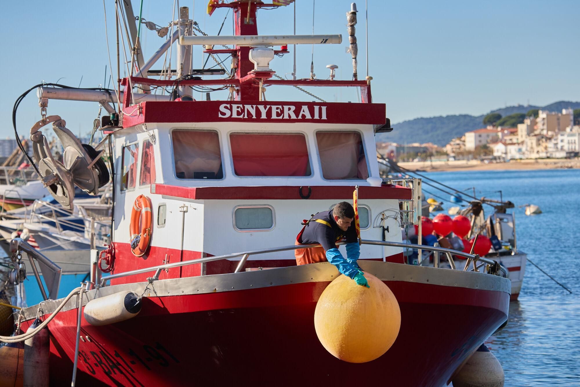 L'aturada de pescadors de Blanes, en imatges