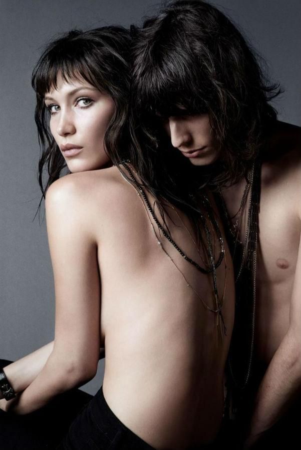 Bella Hadid en la campaña de Nars