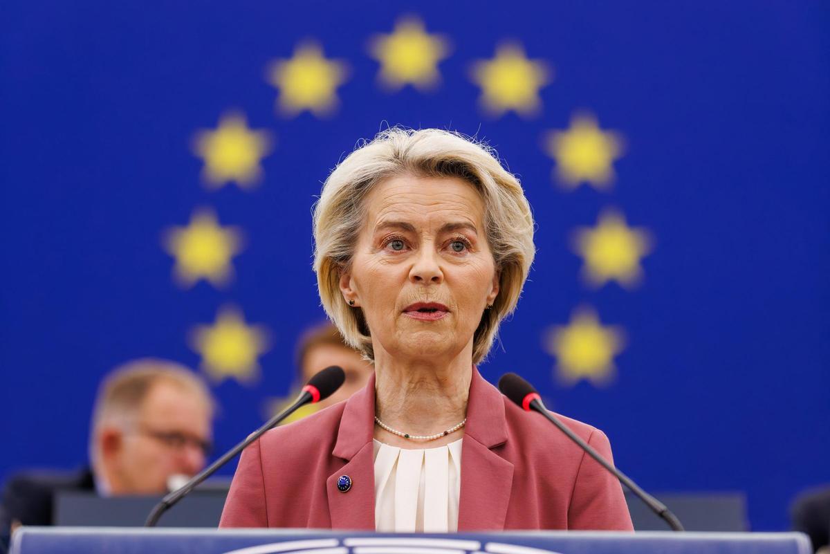 Archivo - La presidenta de la Comisión Europea, Ursula von der Leyen