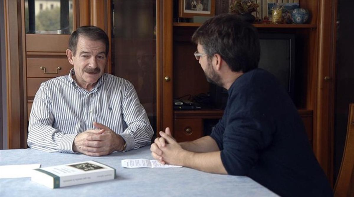 Jordi Évole, amb Gerardo Iglesias, a ’Salvados’. Jordi Évole, amb Gerardo Iglesias, a ’Salvados’.