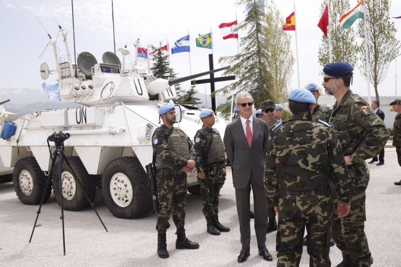 FOTOGALERÍA / Visita del Rey a la base de la Brigada de Cerro Muriano en Líbano