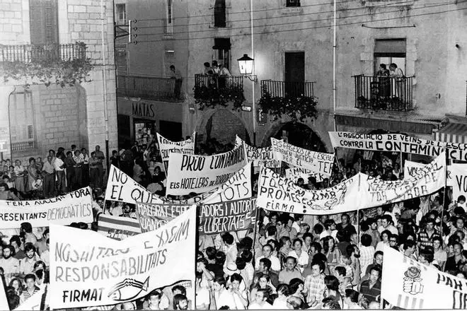 Les imatges de la mobilització en Defensa del Ter el 1976