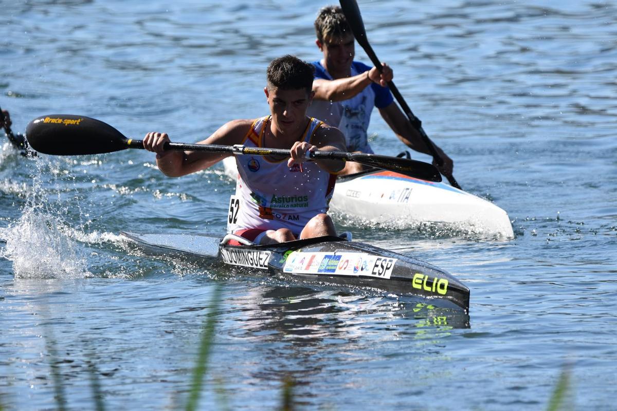 Sergio Domínguez, durante su participación en el mundial.
