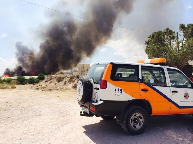 Incendio en Totana