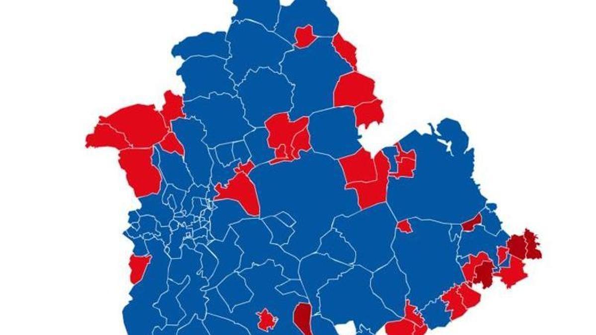 Mapa de los resultados de las elecciones de Andalucía 2026
