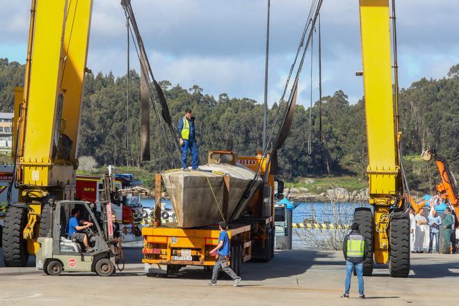 El nuevo destino del narcosubmarino de Arousa: las naves de O Ramal