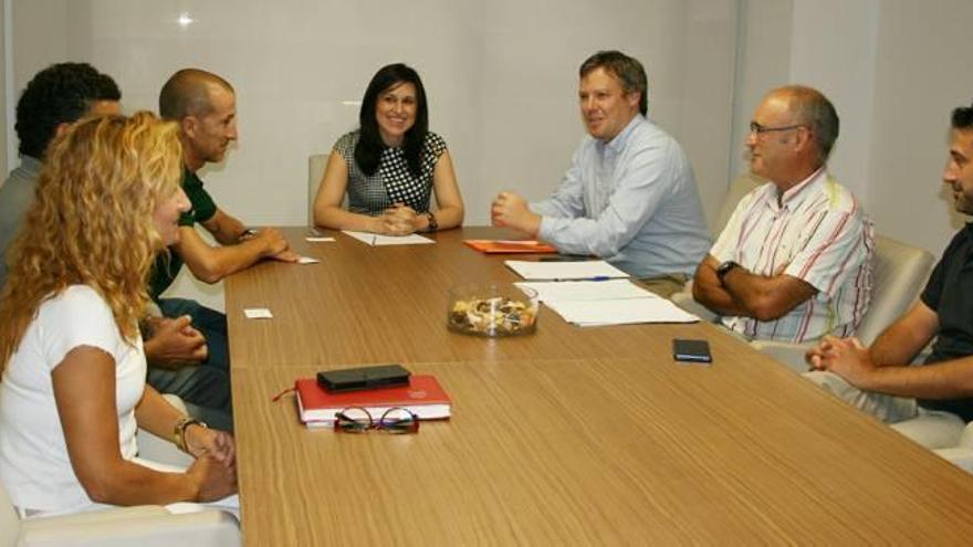 Reunión de la alcaldesa con los responsables de Iberdrola en Castelló.