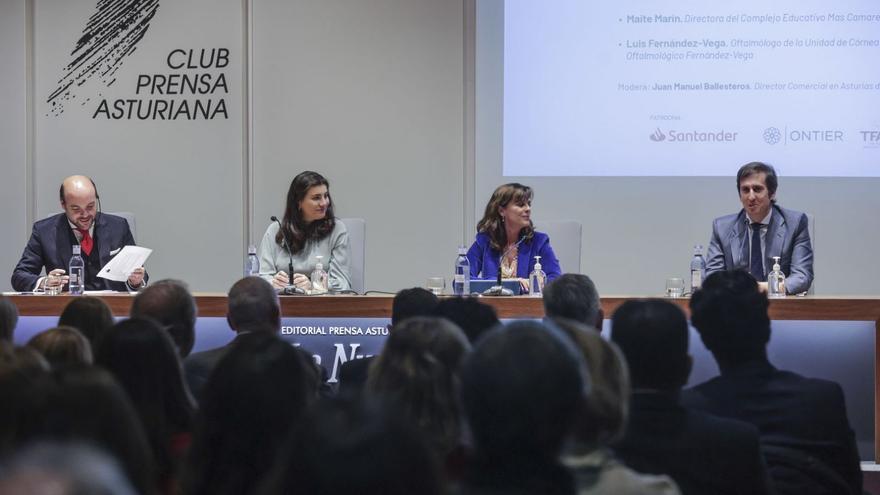 Por la izquierda, Juan Manuel Ballesteros, Patricia Riberas, Maite Marín y Luis Fernández-Vega. | Irma Collín