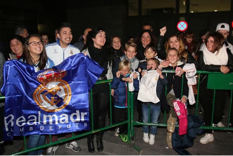 El Real Madrid llega a Málaga