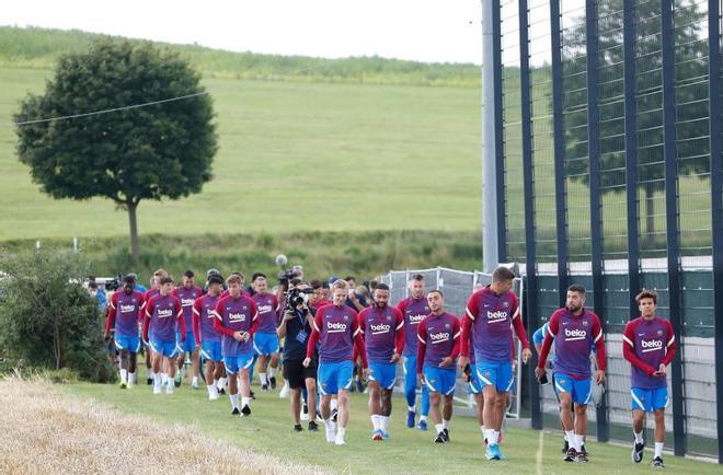 Las mejores imágenes del primer día del Barça en su stage en Alemania