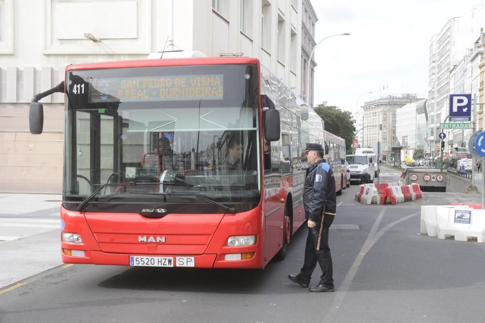 La restricción del tráfico en la Marina