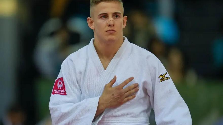 Daniel Nieto, del Stabia, primer extremeño en ser campeón de España absoluto de judo