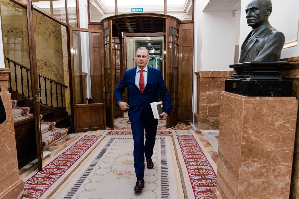 El exportavoz de VOX en el Ayuntamiento de Madrid, Javier Ortega Smith.
