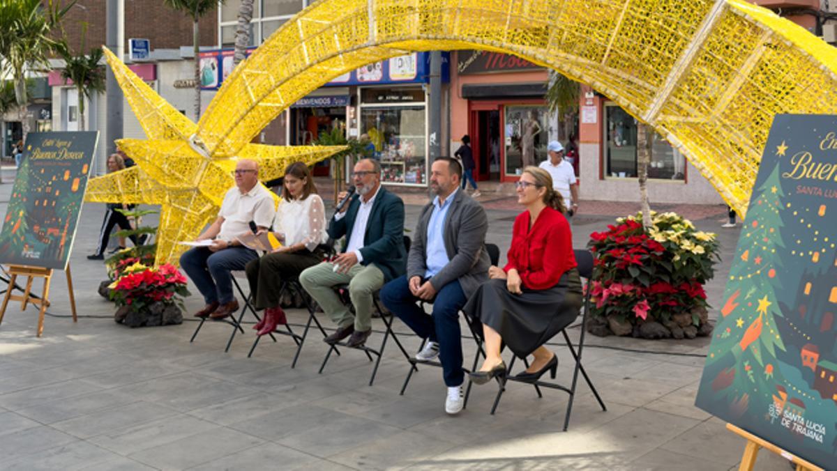 Este viernes se inaugura la iluminación navideña en la Zona Peatonal y el sábado será el encendido en Santa Lucía casco.