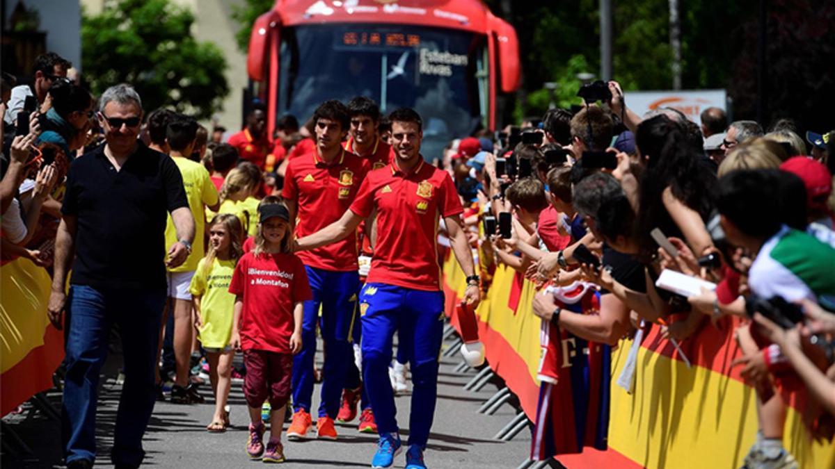 La selección llegó a tierras austríacas