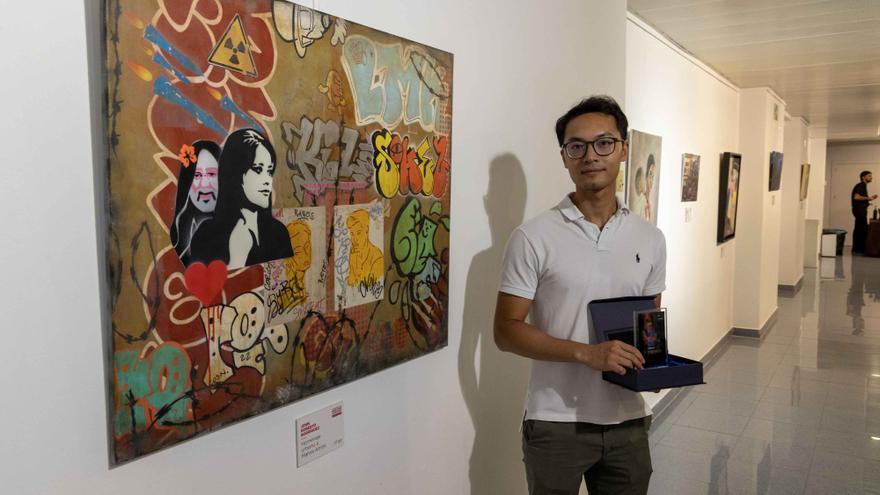 John Roberto Rodríguez gana el IV Concurso Solidario de Pintura Sánchez Butrón